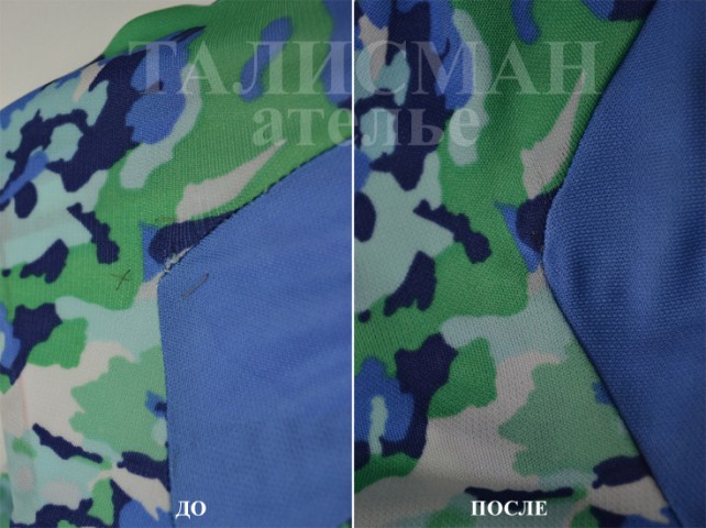 Поднятие петель на женском платье